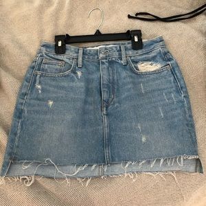 Distressed denim skirt by Lovers and Friends size XS